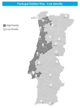 Portugal Visa de oro de baja densidad